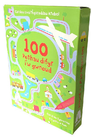 100 Pethau Difyr i'w Gwneud - Cardiau Gweithgareddau Atebol