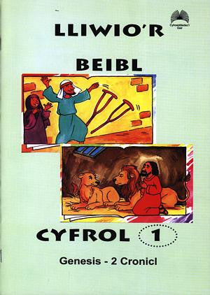 Lliwio'r Beibl: Cyfrol 1. Genesis - 2 Cronicl — Siop Y Pentan