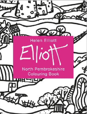 Helen Elliott Concertina Colouring Book: North Pembrokeshire - Siop Y Pentan