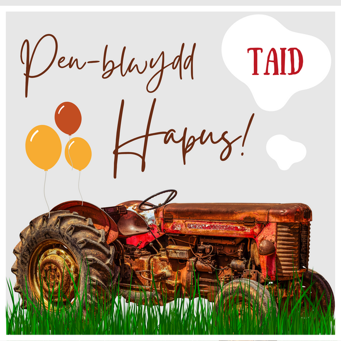 Penblwydd Hapus Taid | Cardiau.Cymru - Siop Y Pentan